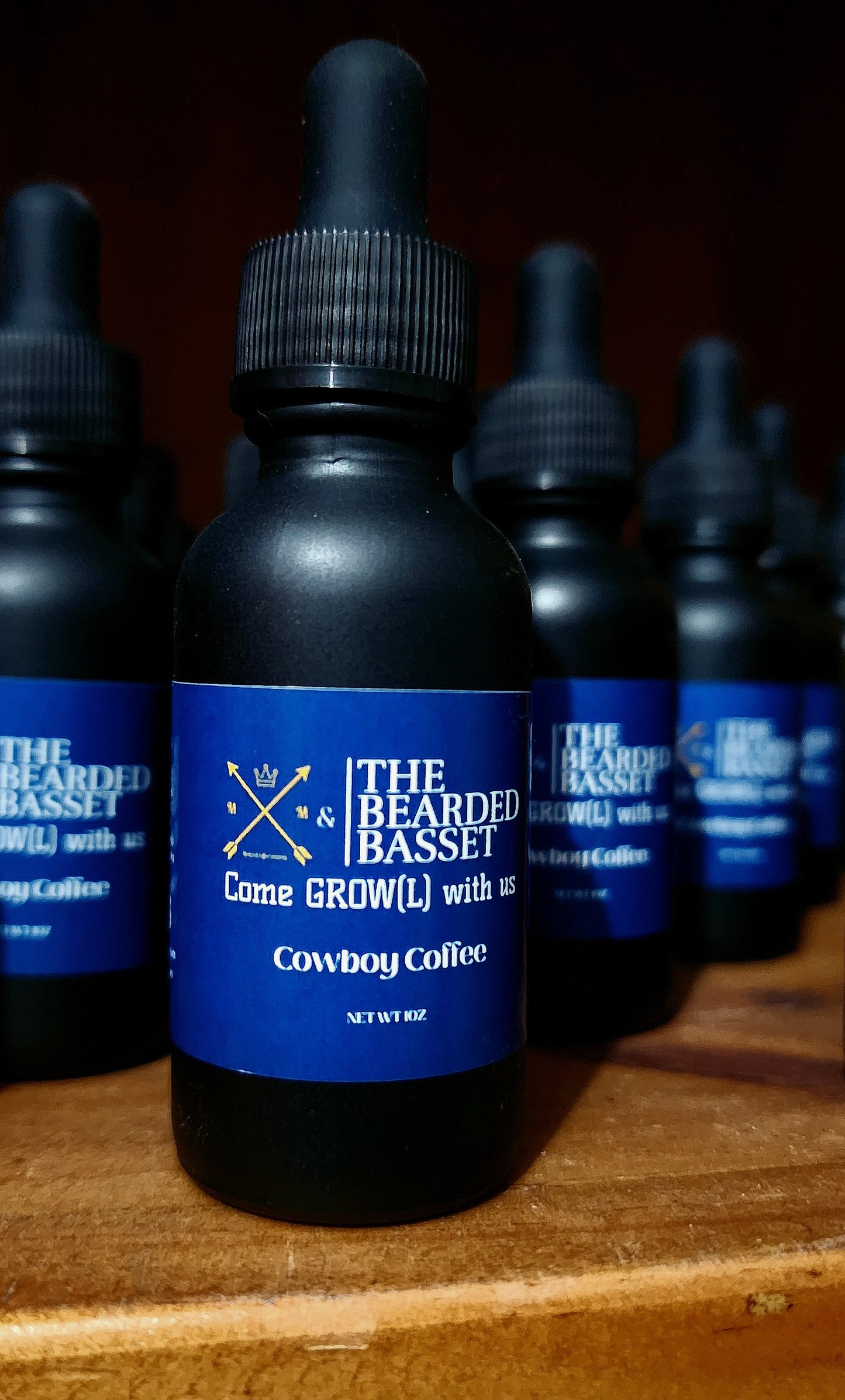 Cowboy coffee beard oil